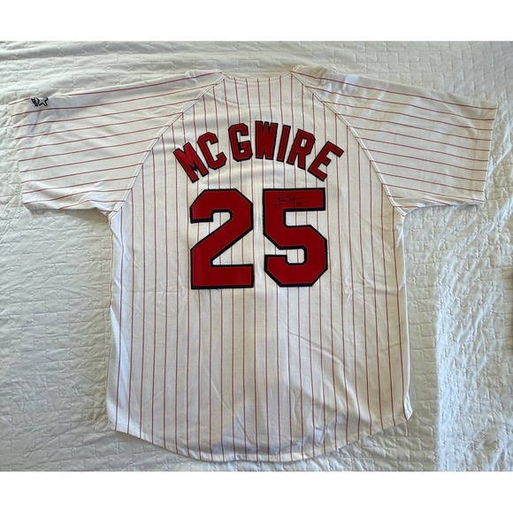Vintage St. Louis Cardinals Mark McGwire #25 Jersey Certified Authentic - Picture 5 of 14